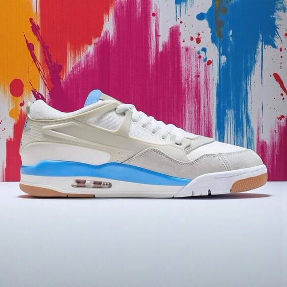 Nike Air Jordan 4 RM Sneakers Shoes White/Neutral Gray FQ7939-104 SIZE 11.5 main image 8
